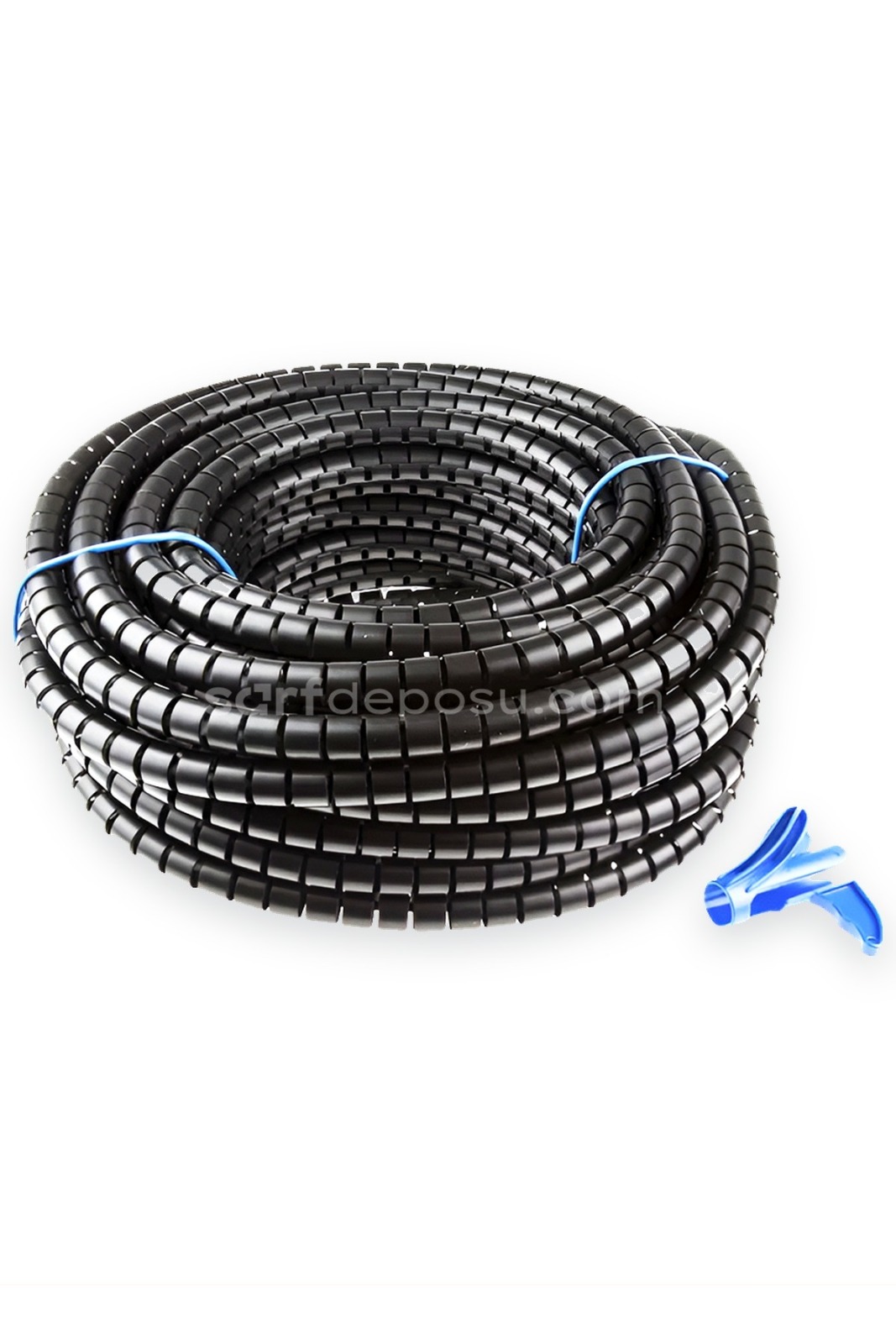 Lazer 30 mm'lik Plastik Kablo Toplama Spirali - 8 mt