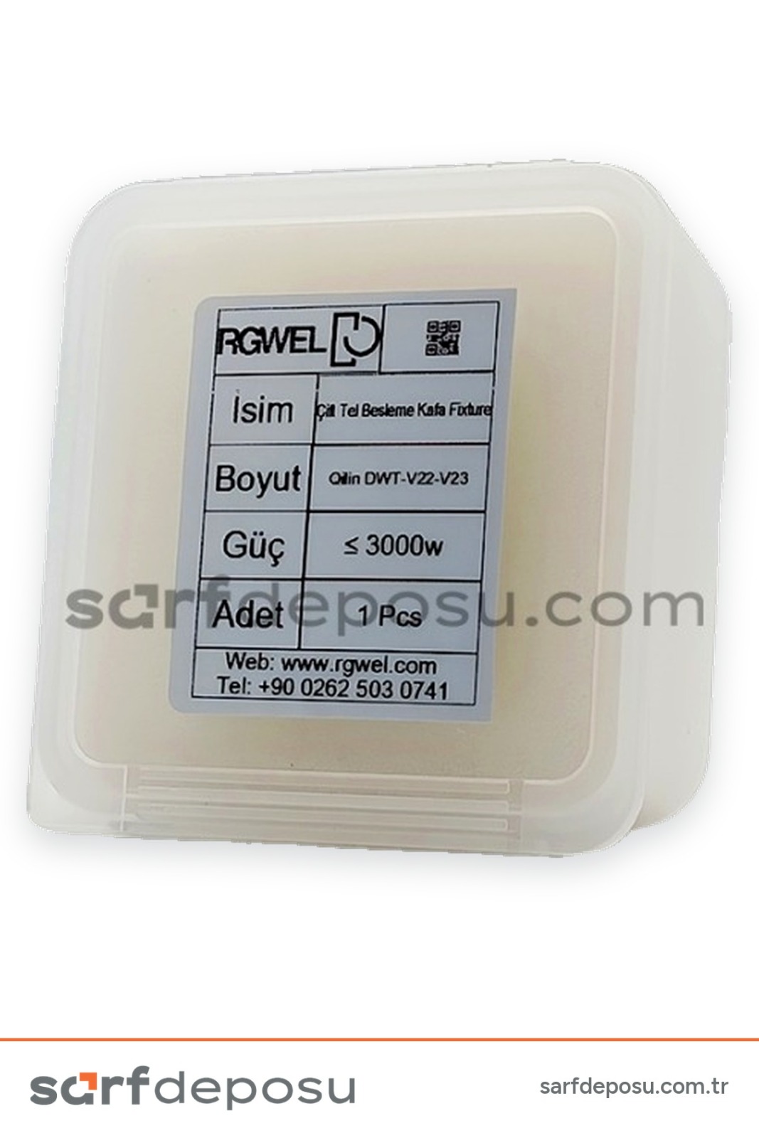 Lazer Kaynak Çift Tel Besleme Kafa Fixture Nozzlesuz - QİLİN DWT22-23 - 5