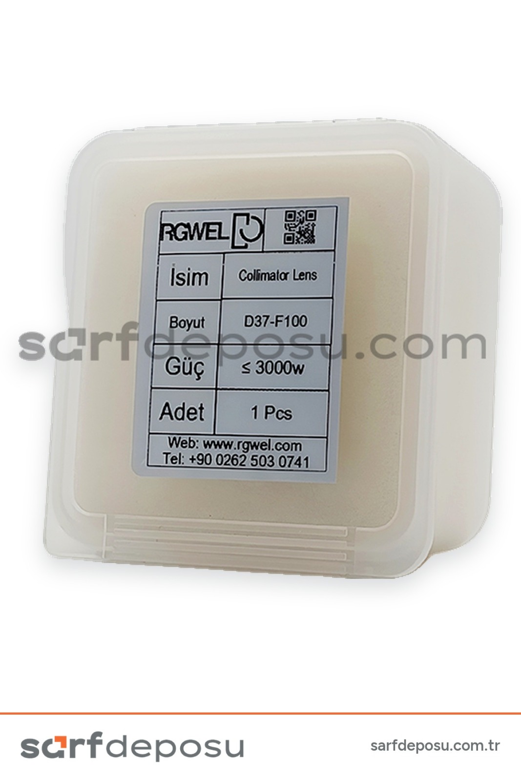 Fiber Lazer Collimation Lens D37- F100 - 2