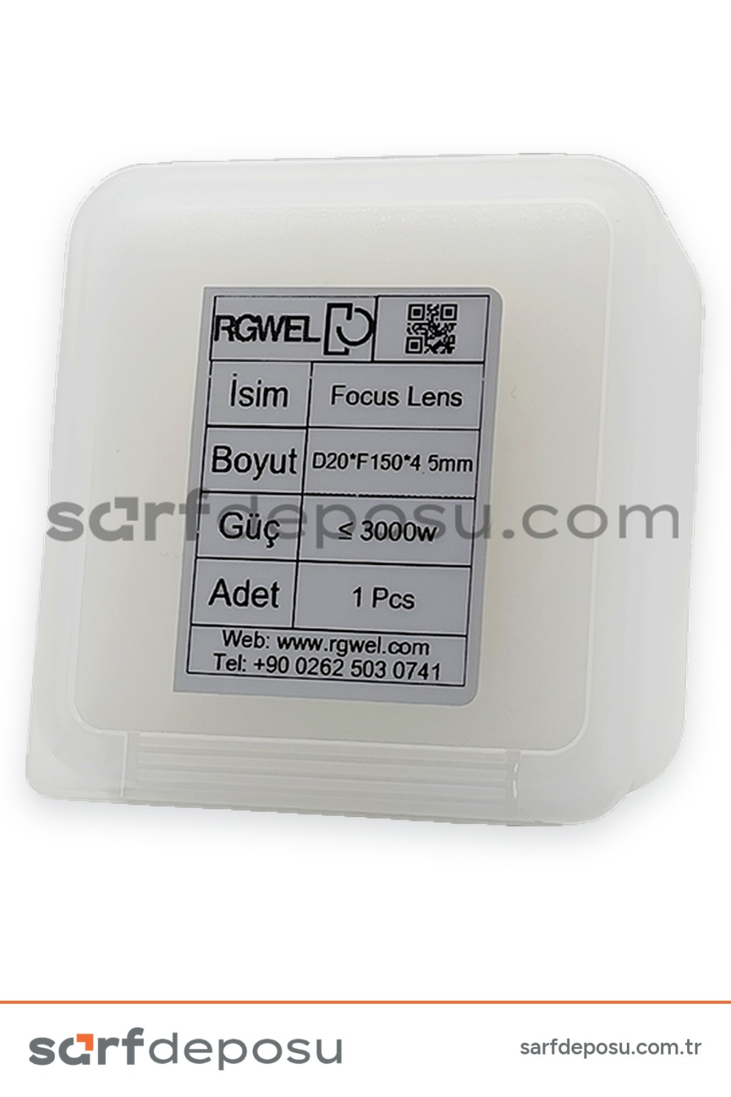 Fiber Lazer Focus Lens D20 F150 4.5 mm SUP22C - 2