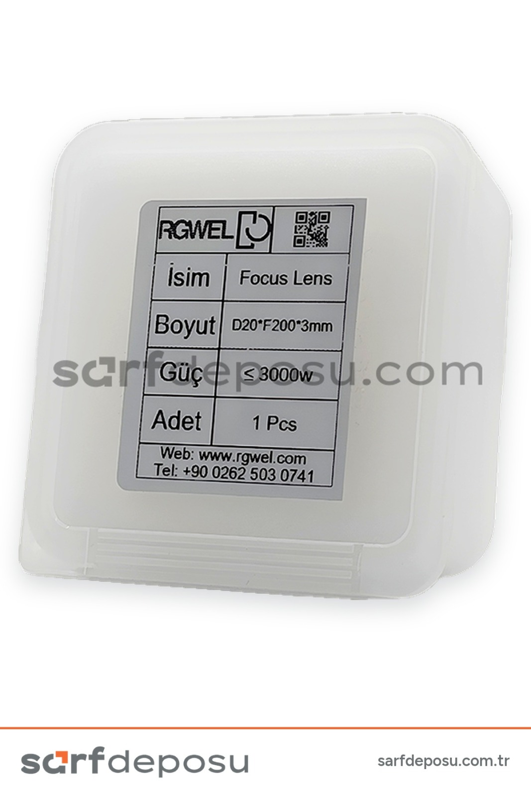 Fiber Lazer Focus Lens D20 F200 3.0 mm QİLİN BWT11-20-21-DWT22-23 - 2
