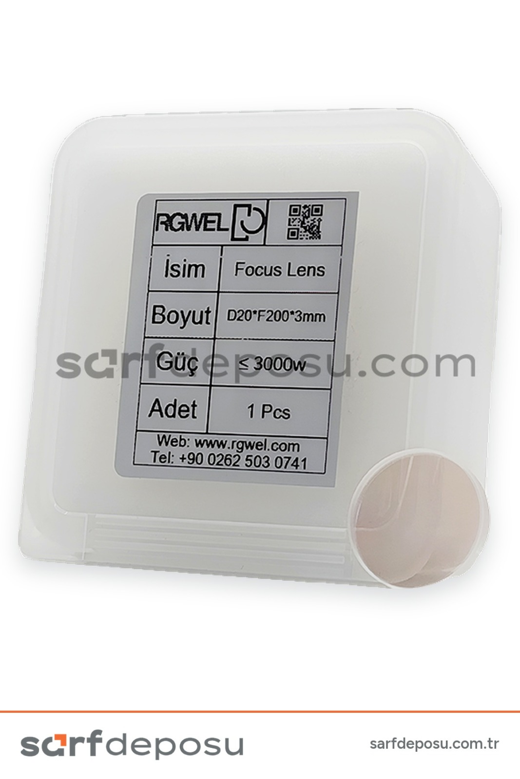Fiber Lazer Focus Lens D20 F200 3.0 mm QİLİN BWT11-20-21-DWT22-23 - 4