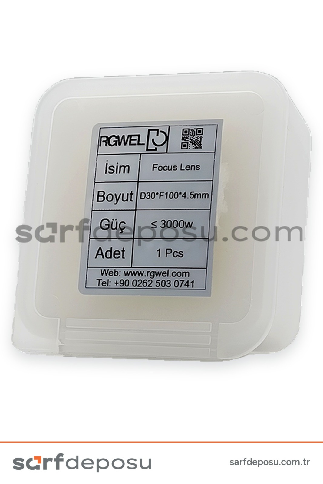 Fiber Lazer Focus Lens D30 F100 4.5 mm - QİLİN BWT30 - 2