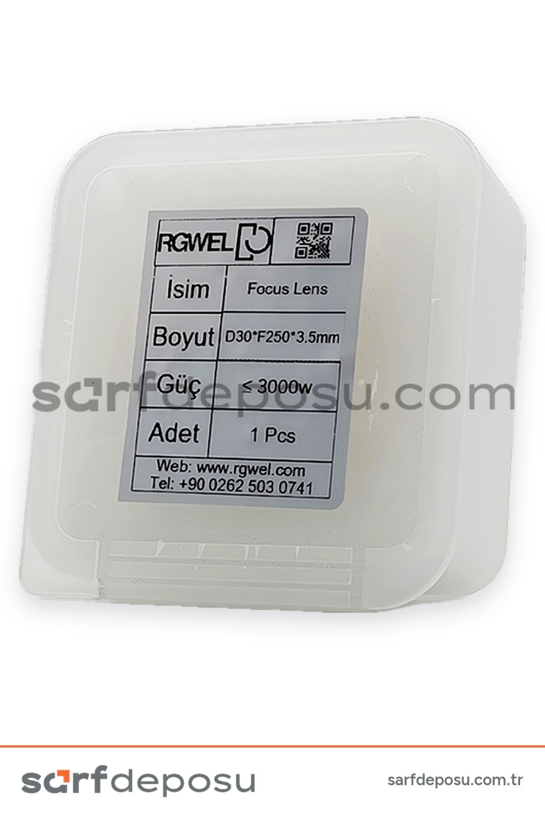 Fiber Lazer Focus Lens D30 F250 3.5 mm - QİLİN BWT30 - 2