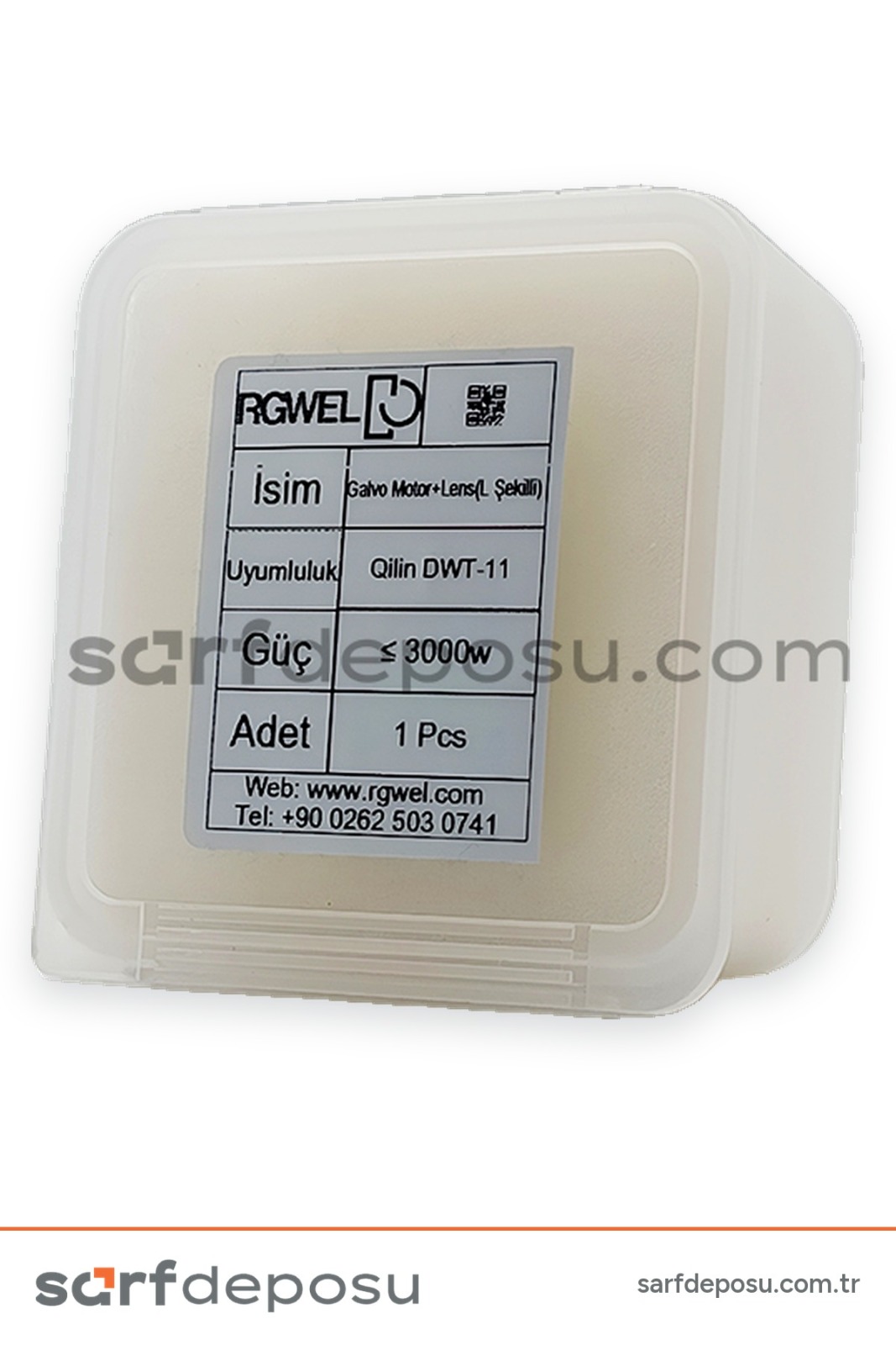 Fiber Lazer Galvo Lens 30 14 T-2 mm (L Şekilli) + Galvo Motor Set - QİLİN BWT11 - 2