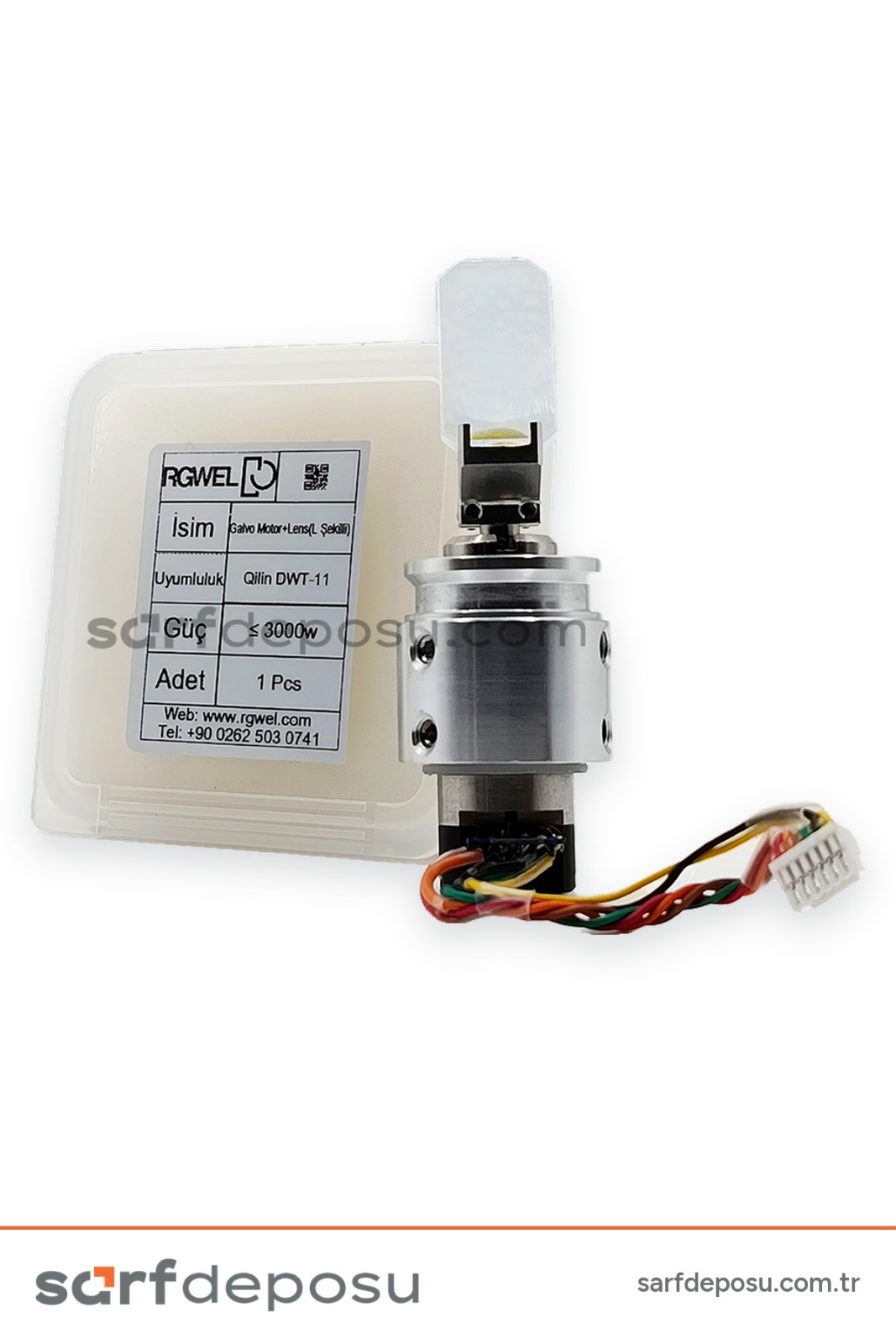 Fiber Lazer Galvo Lens 30 14 T-2 mm (L Şekilli) + Galvo Motor Set - QİLİN BWT11 - 3