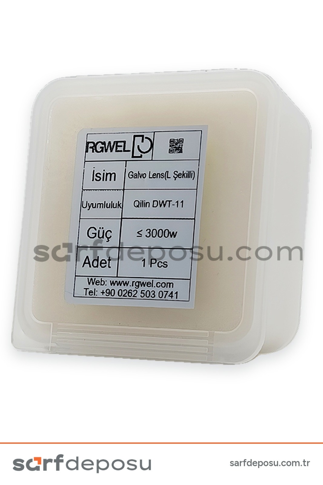 Fiber Lazer Galvo Lens 30 14 T-2 mm (L Şekilli) QİLİN BWT11 - 3