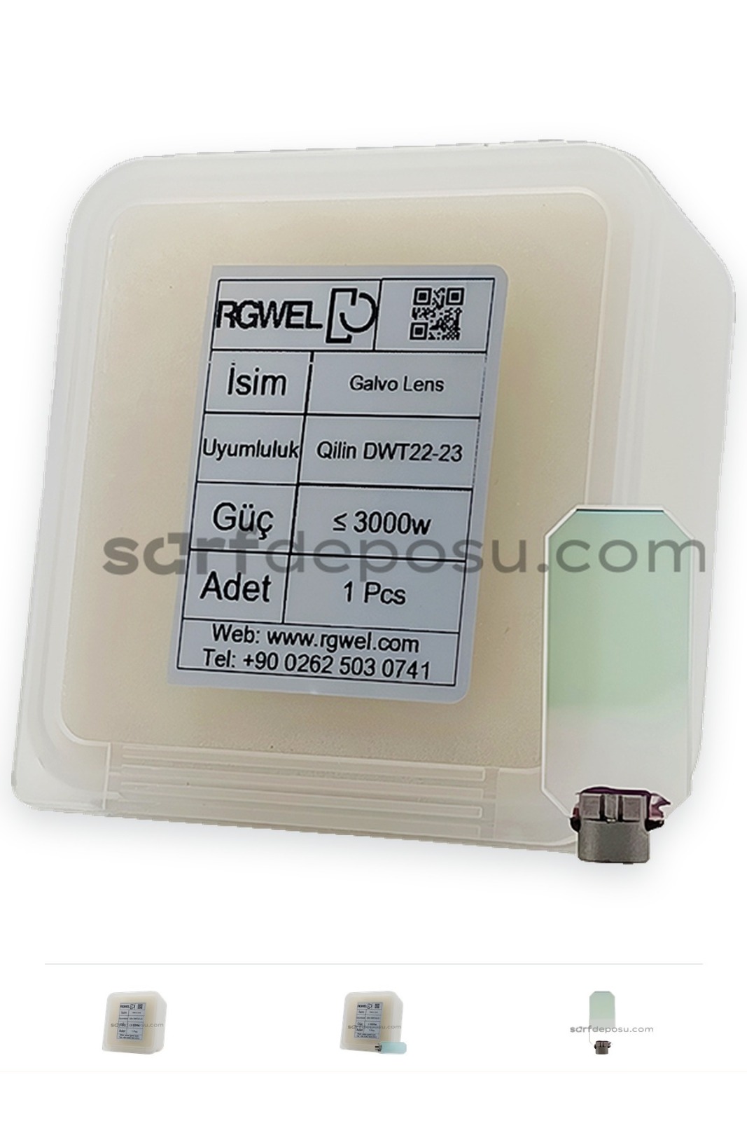 Fiber Lazer Galvo Lens 30 14 T-2 mm QİLİN DWT22-23