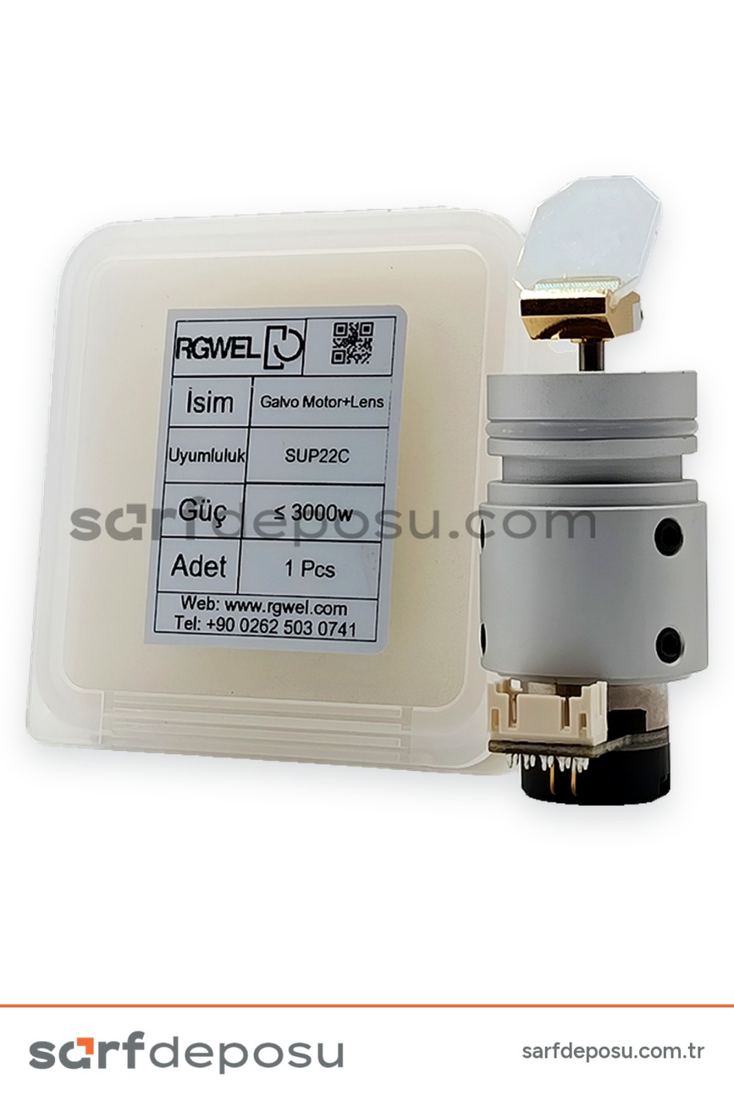 Fiber Lazer Galvo Lens + Motor Set – Sup22C-23C Uyumlu - 3