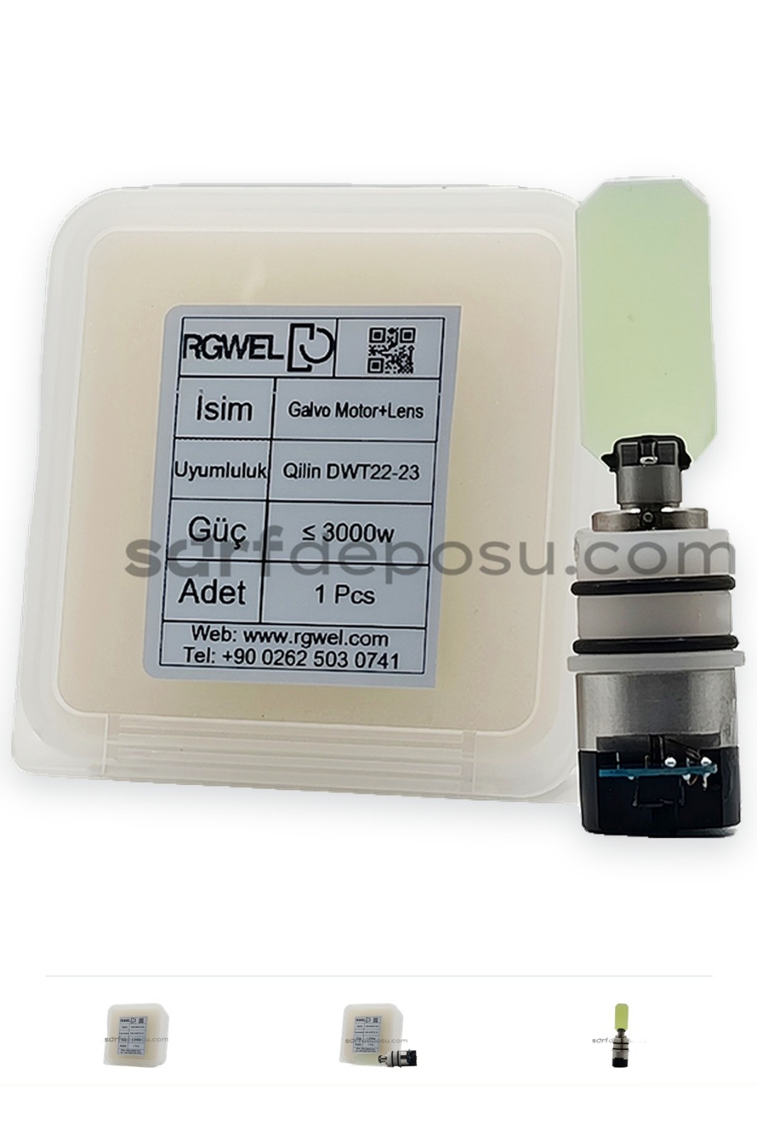 Fiber Lazer Galvo Lens + Motor Set QİLİN DWT22-23