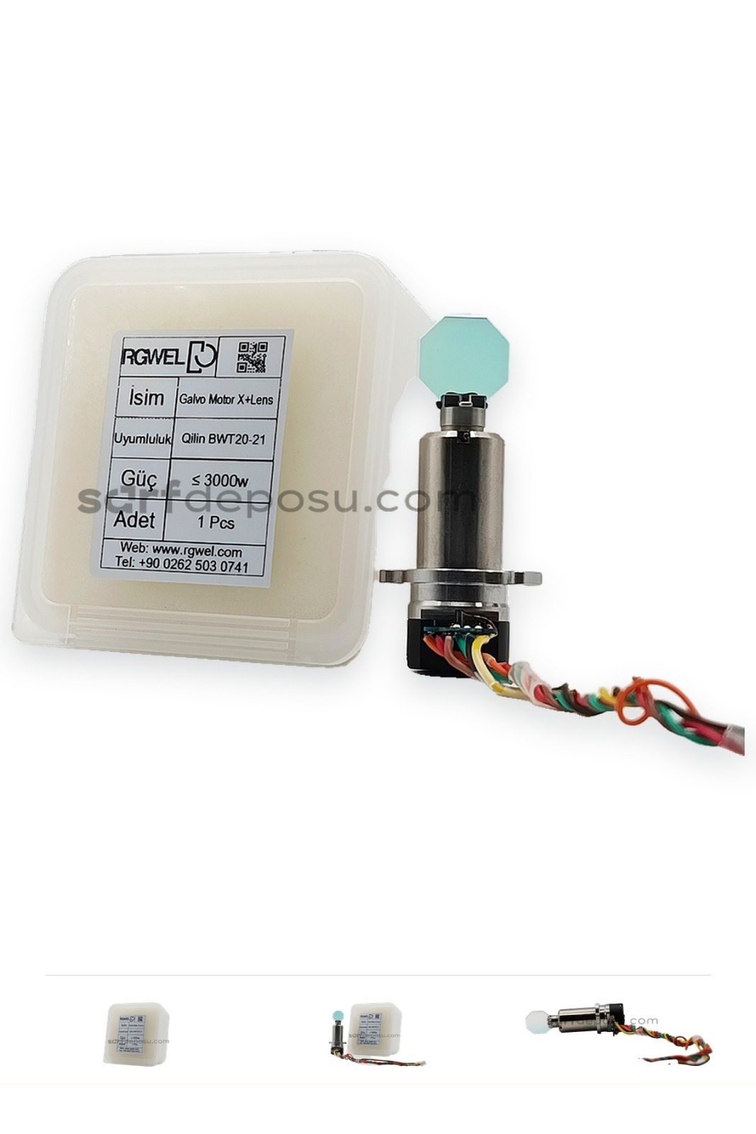 Fiber Lazer Galvo Lens+Motor Set (X) Eksen - QİLİN BWT20-21
