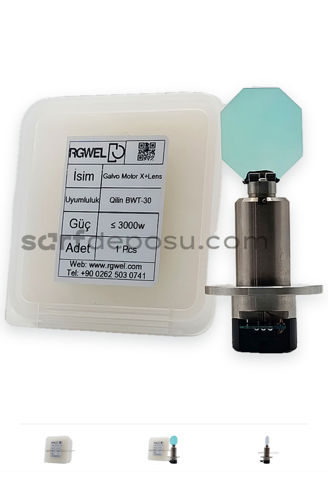Fiber Lazer Galvo Lens+Motor Set (X) Eksen - QİLİN BWT30 - 1