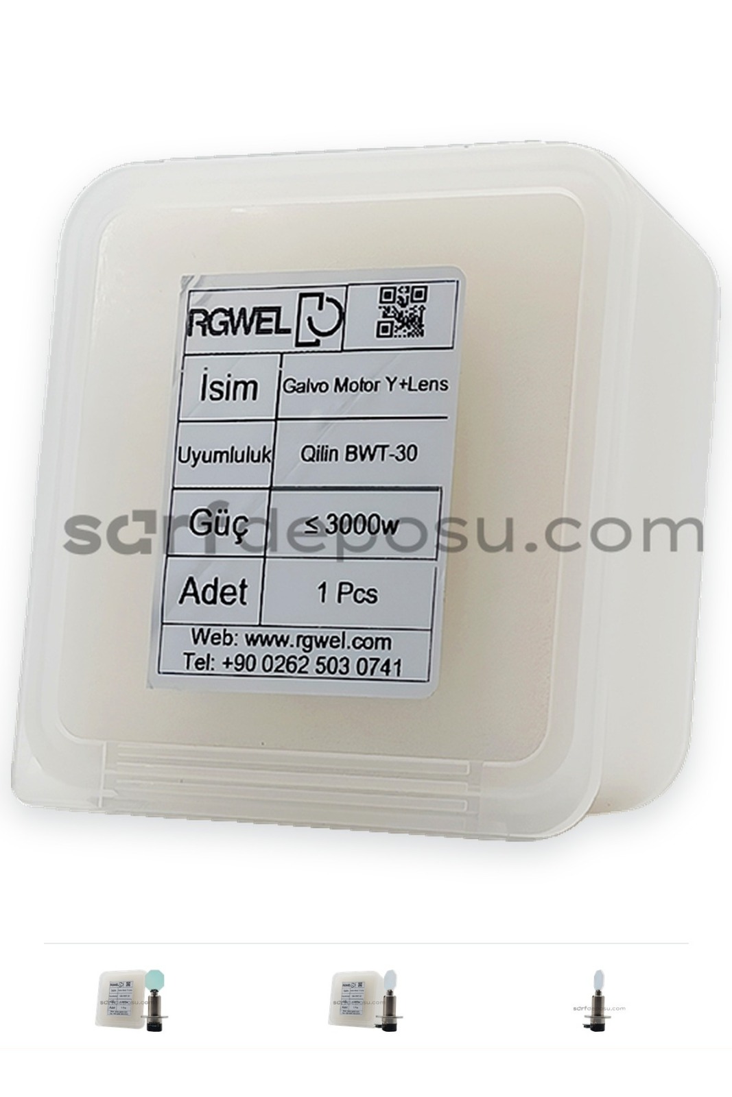 Fiber Lazer Galvo Lens+Motor Set (Y) Eksen -QİLİN BWT30