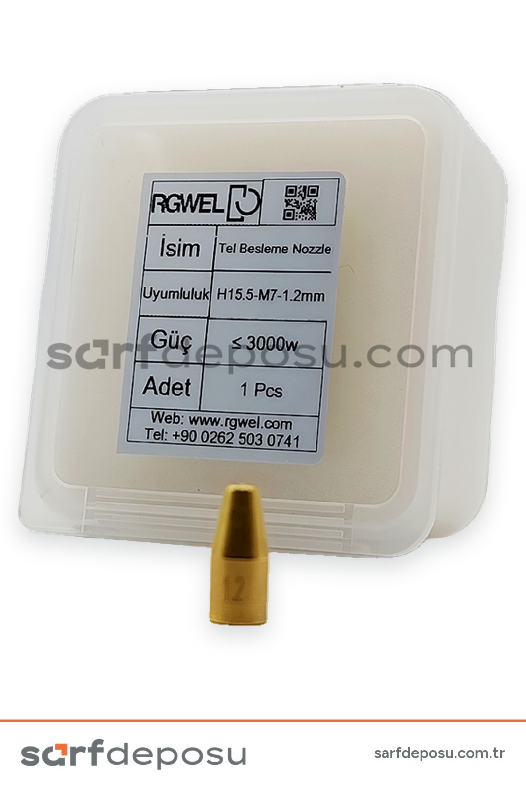 Lazer Kaynak Nozzle H15.5-M7 - 1.2 mm Tel Besleme - 4
