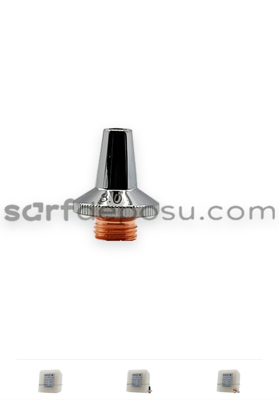 Lazer Kesim Nozzle H19-M8 Double 3.0 mm - 1