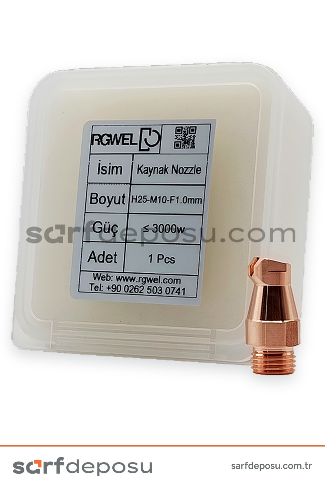 Lazer Kaynak Nozzle H25-M10 1.0 mm - 4