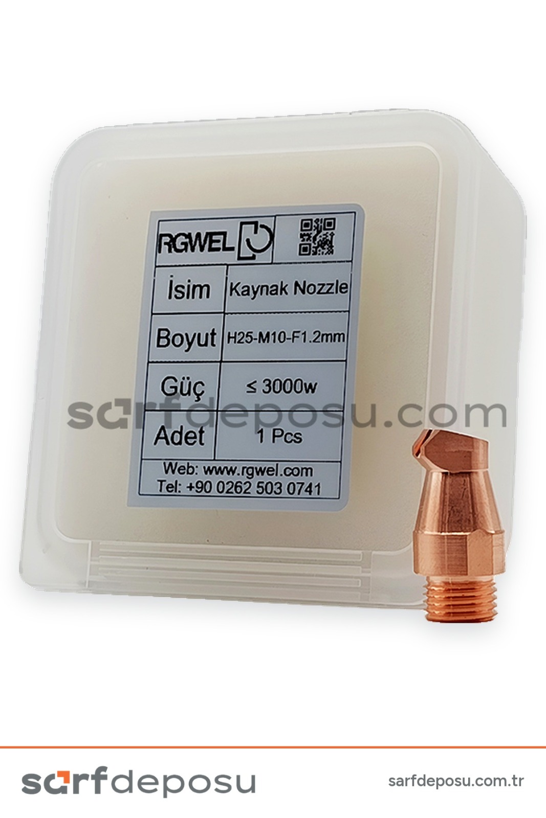 Lazer Kaynak Nozzle H25-M10 1.2 mm - 3