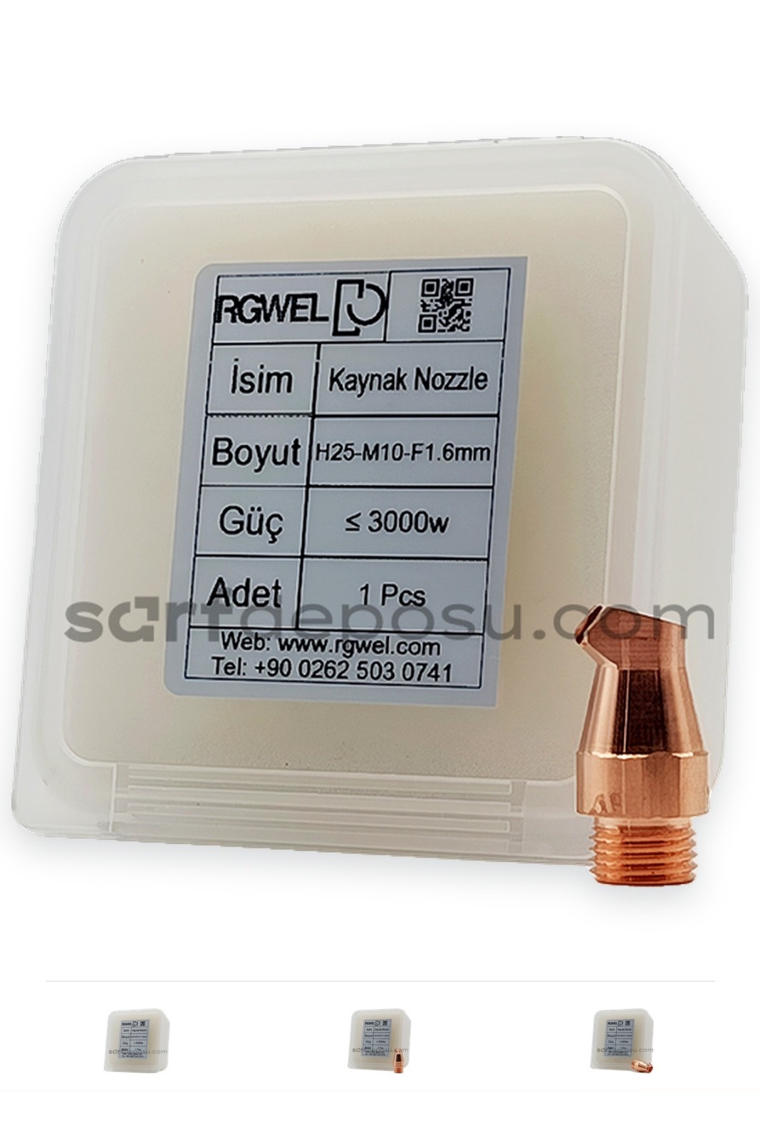 Lazer Kaynak Nozzle H25-M10 1.6 mm
