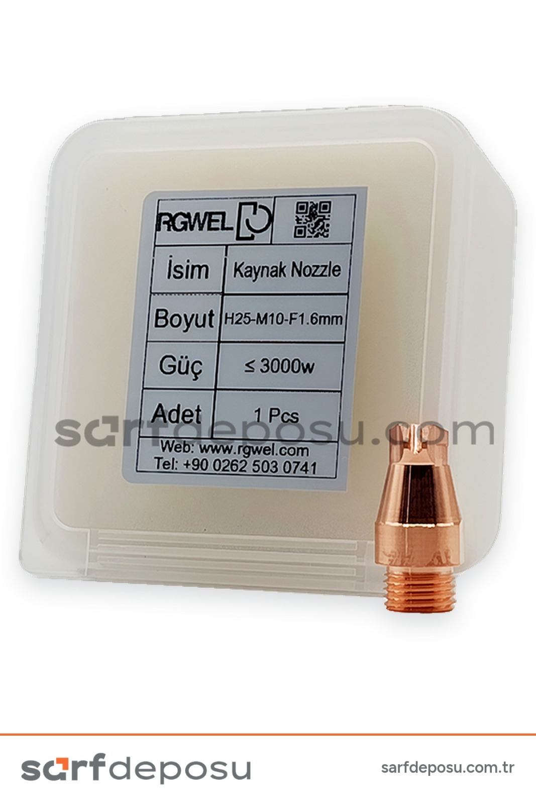 Lazer Kaynak Nozzle H25-M10 1.6 mm - 3