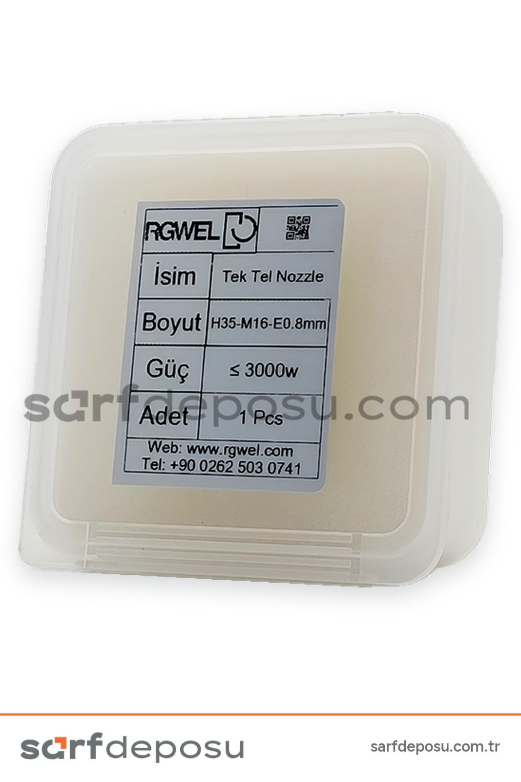 Lazer Kaynak Nozzle H35-M16 Tek Tel 0.8 mm - 2