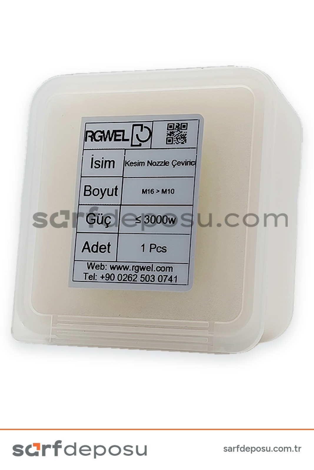Lazer Kesim Nozzle Çevirici M16'dan M10'a - 2