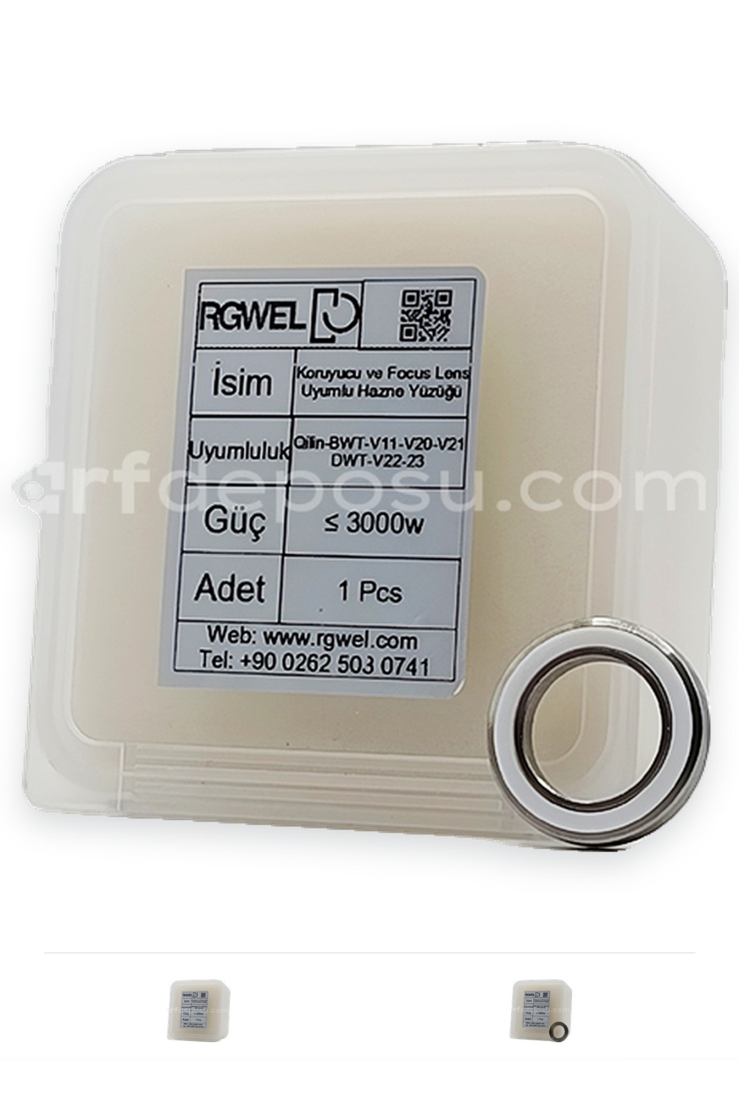 Fiber Lazer Koruyucu ve Focus Lens Uyumlu Hazne Yüzüğü - QİLİN BWT11-20-21-DWT22-23 - 1