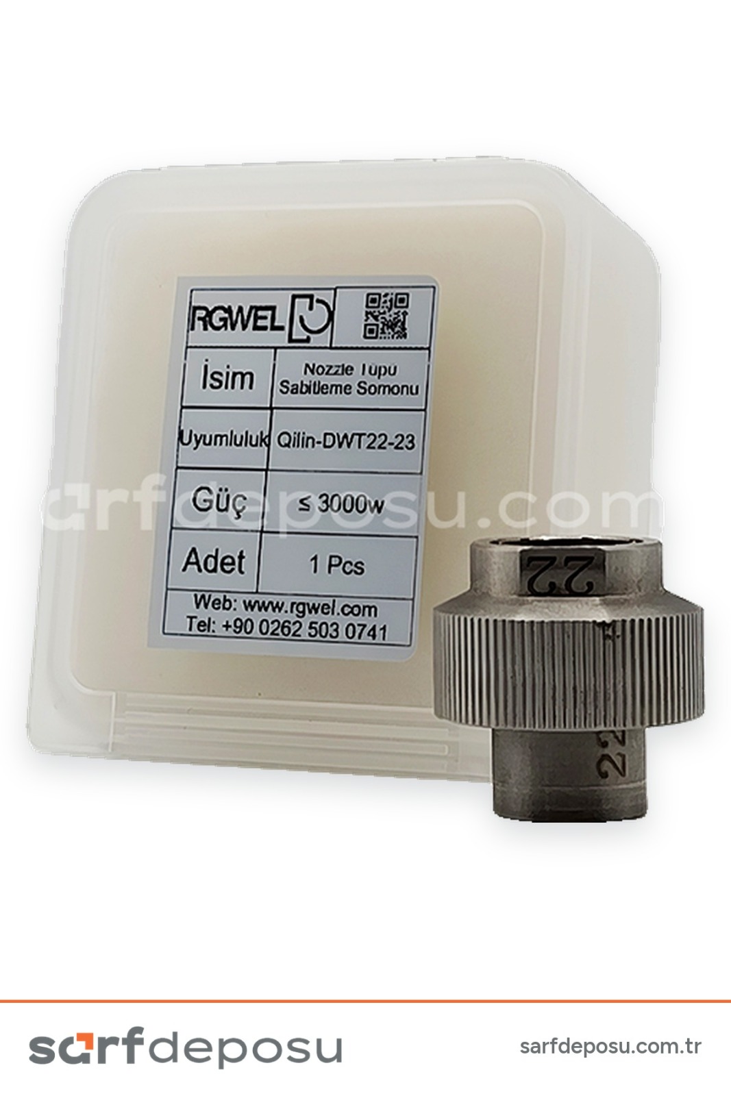Lazer Kaynak QİLİN DWT22-23 Nozzle Tüpü Sabitleme Somonu - 3