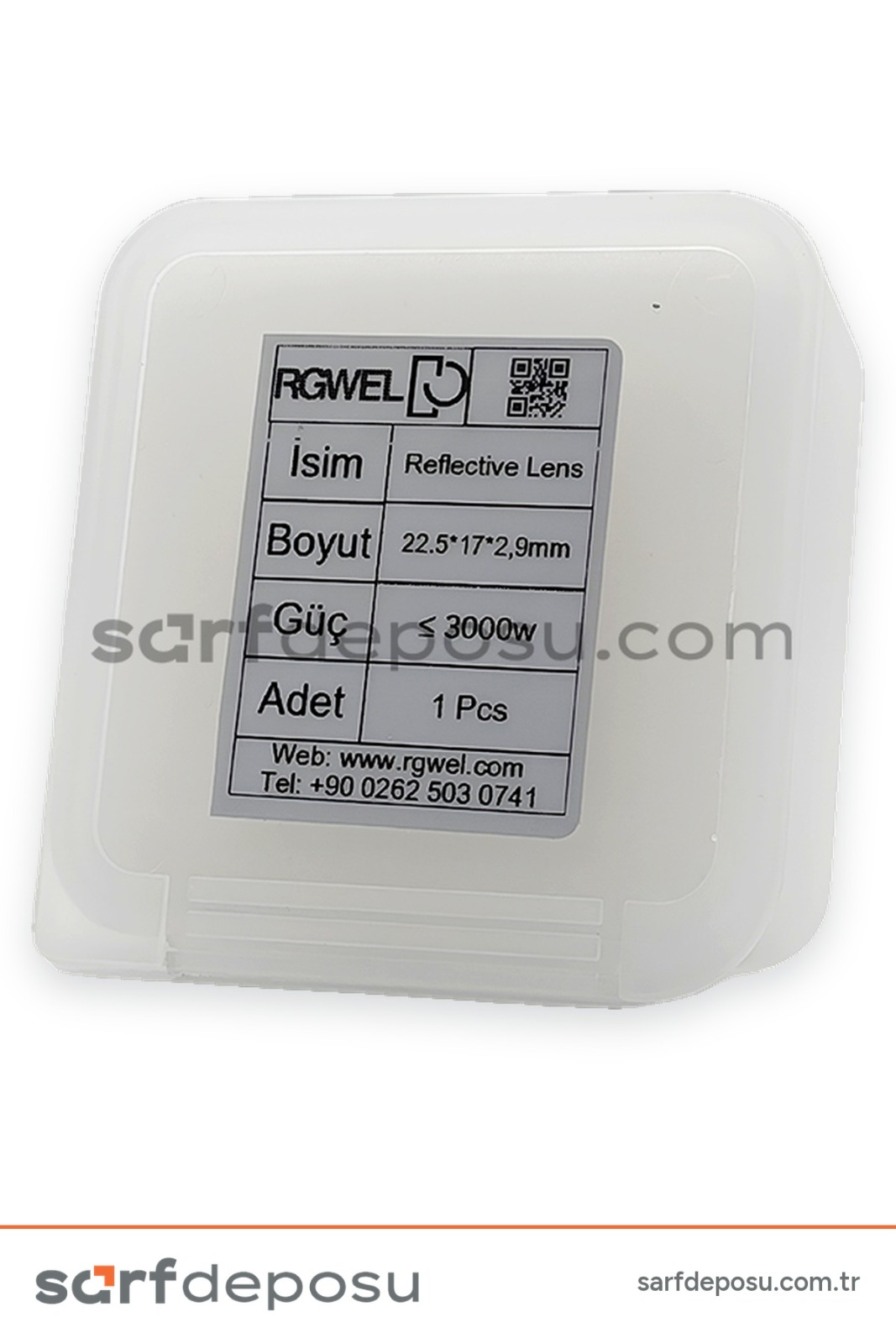 Fiber Lazer Reflective Lens 22.5 17 T-2.9 mm - QİLİN BWT20-21 - 2