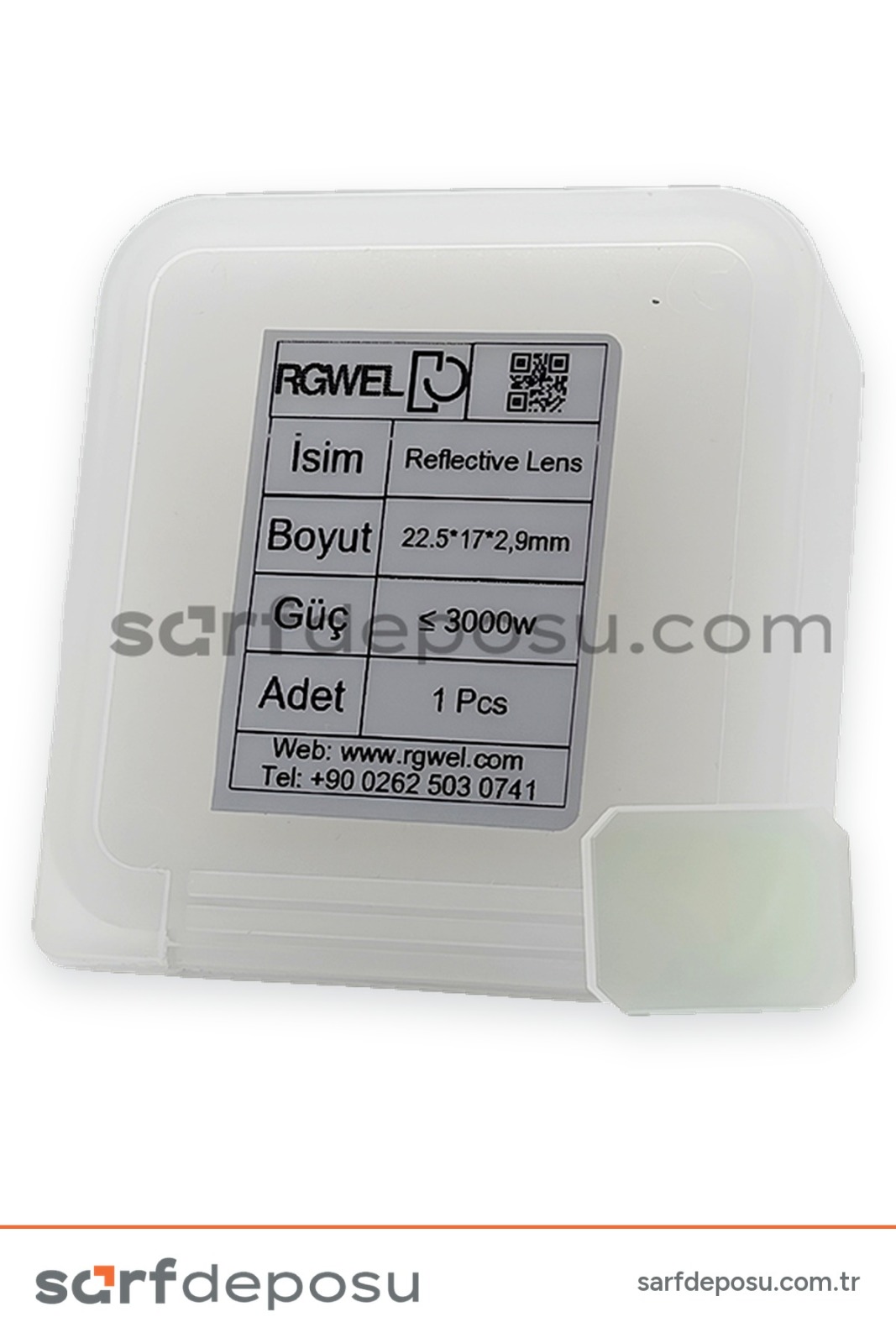 Fiber Lazer Reflective Lens 22.5 17 T-2.9 mm - QİLİN BWT20-21 - 3