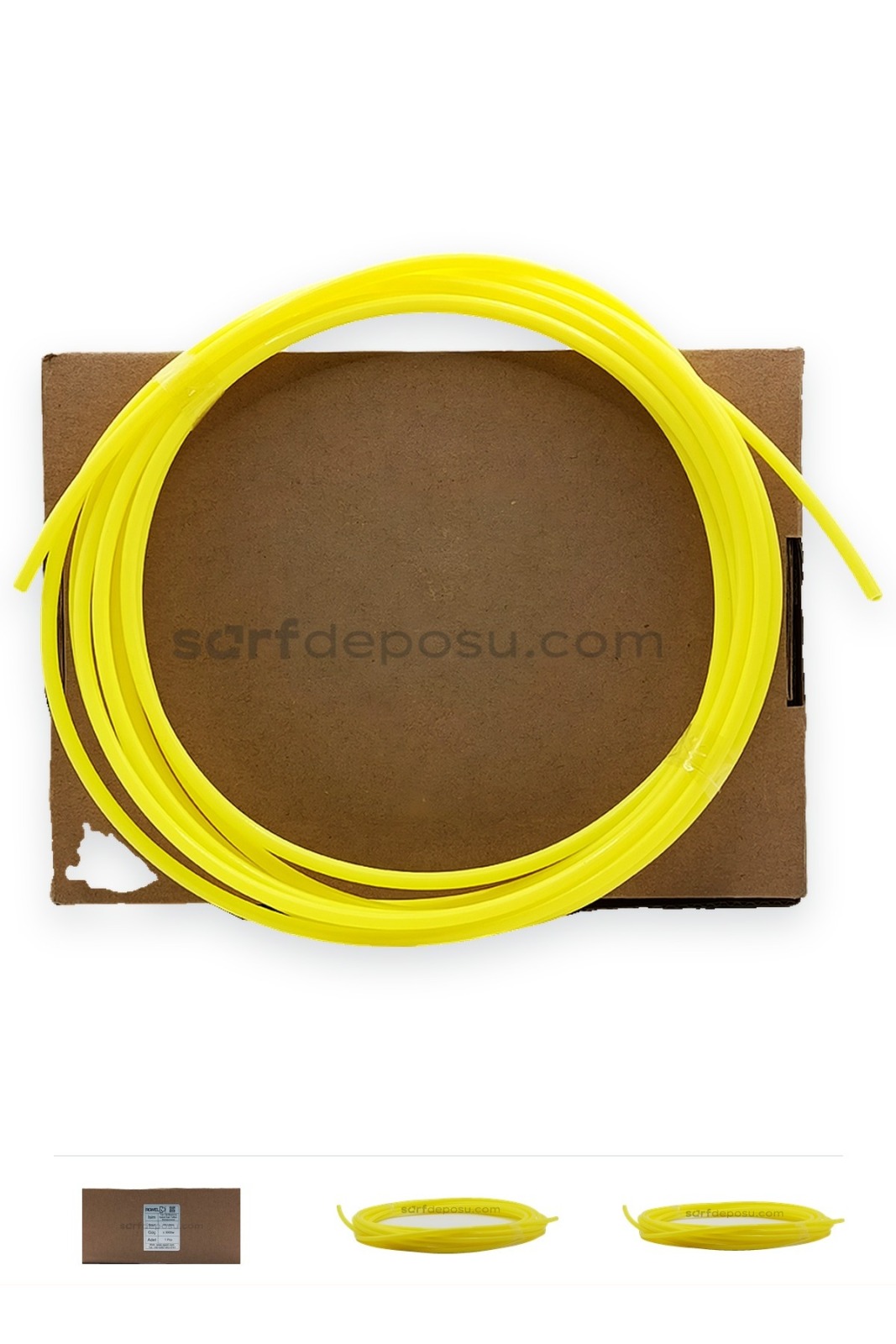 Lazer Kaynak Tek Tel Besleme Spirali Sarı Teflon Koruyucusuz – 0.8-2.0 mm Uyumlu - 1