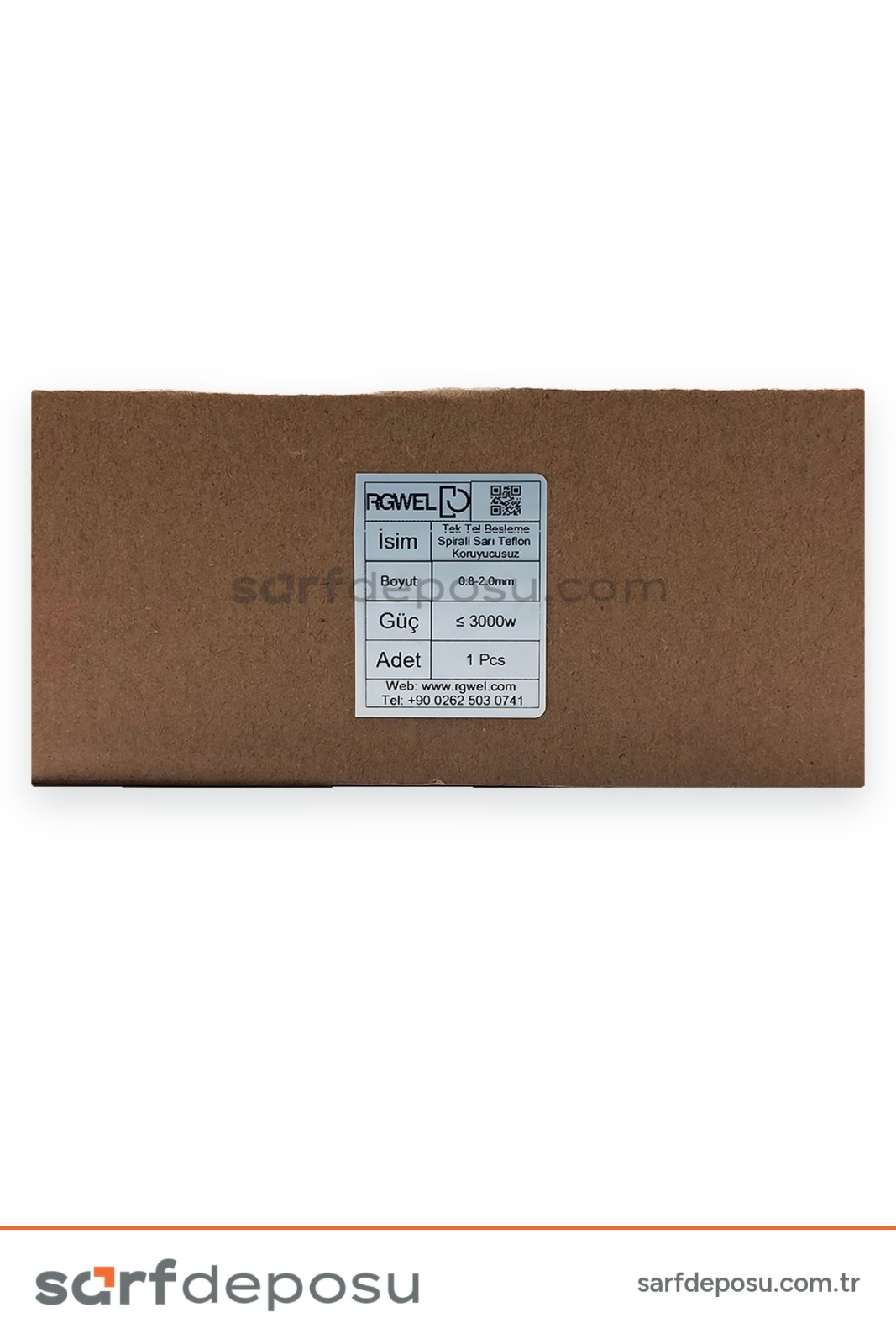 Lazer Kaynak Tek Tel Besleme Spirali Sarı Teflon Koruyucusuz – 0.8-2.0 mm Uyumlu - 2